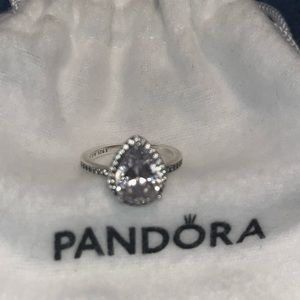 pandora sterling steal 925 teardrop ring